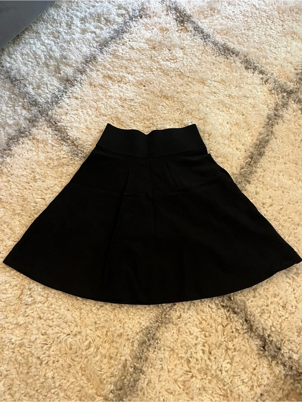 J. Crew Black Circle Skirt